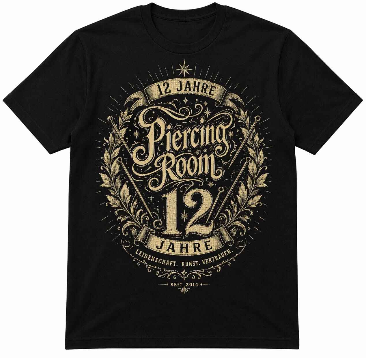 Jubiläumsshirt „12 Jahre Piercing Room“