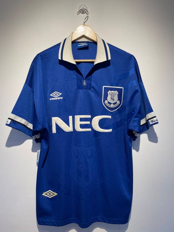 1993-95 Everton Football Shirt Home - L