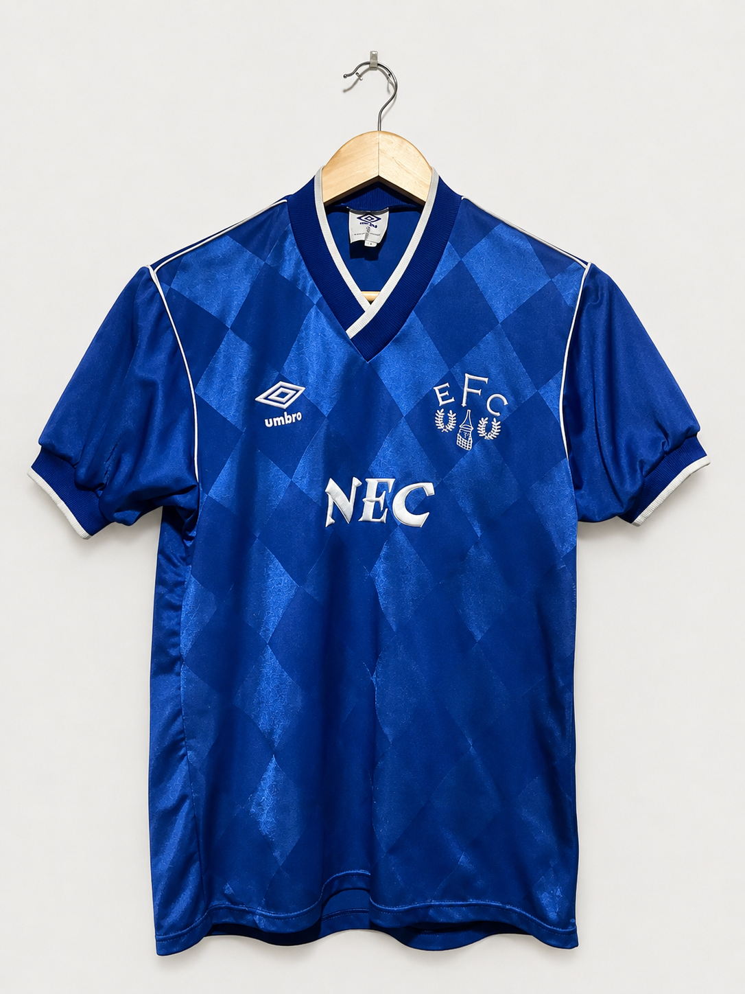 1986-1989 Everton Home Shirt - XS
