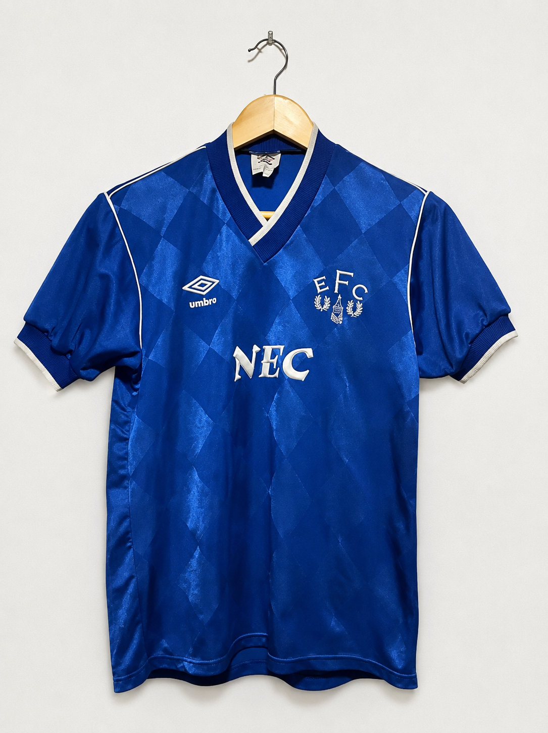 1986-1989 Everton Home Shirt - S