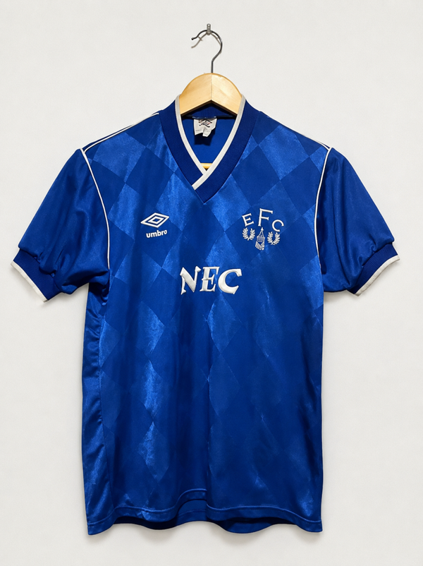 1986-1989 Everton Home Shirt - S