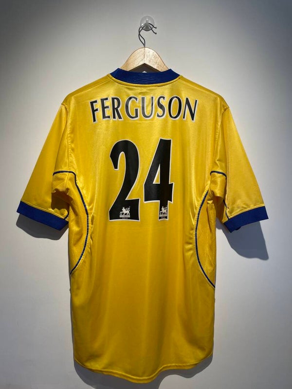 2000-01 Everton Football Shirt Away - L (Ferguson 24)