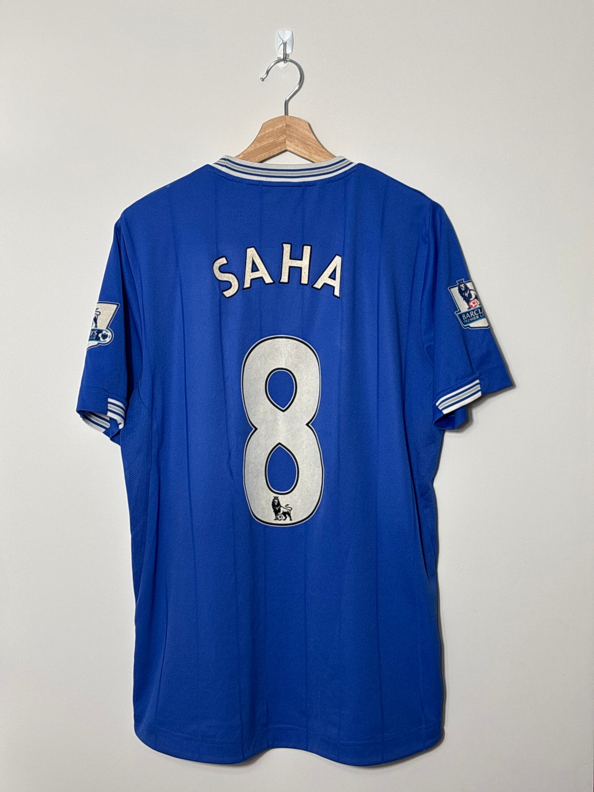 2009-10 Everton Home Shirt - M (Saha 8)