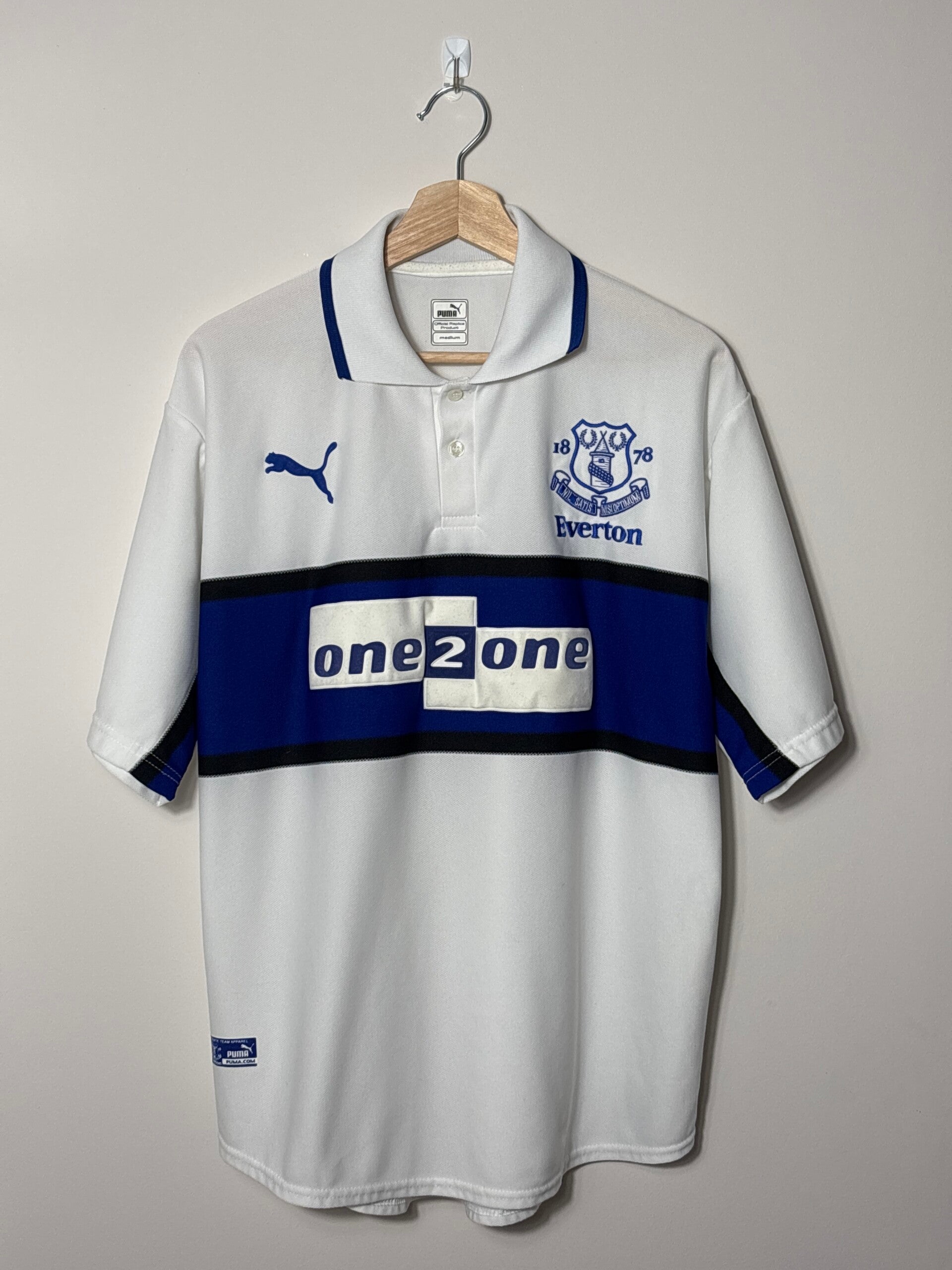 2000-01 Everton Third Football Shirt - M