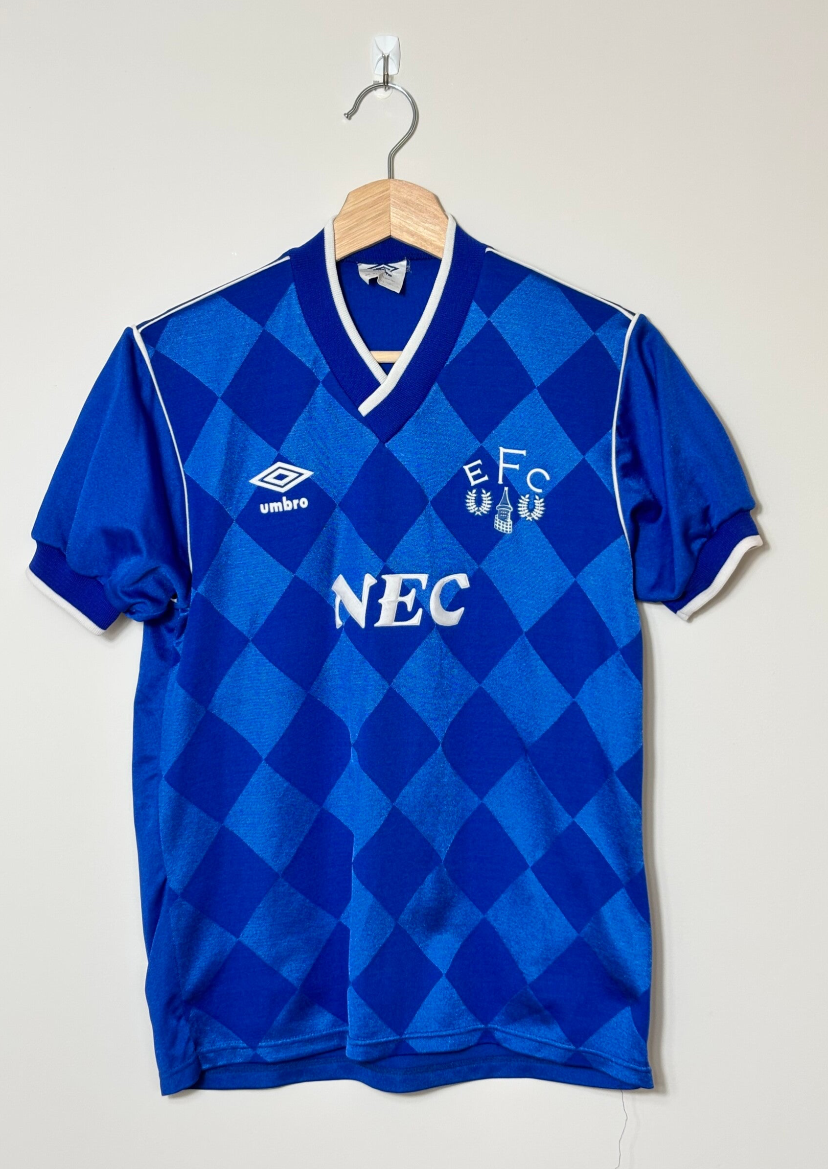 1986-1989 Everton Home Shirt - XS