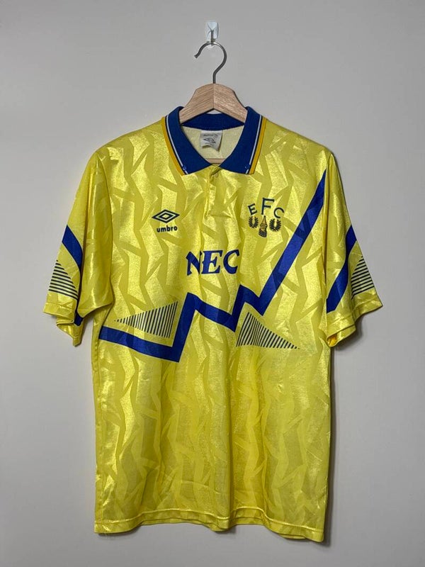 1991-1992 Everton Away Shirt - L