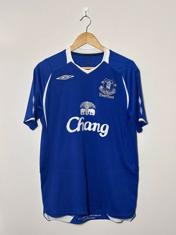 2008-09 Everton Home Shirt - M