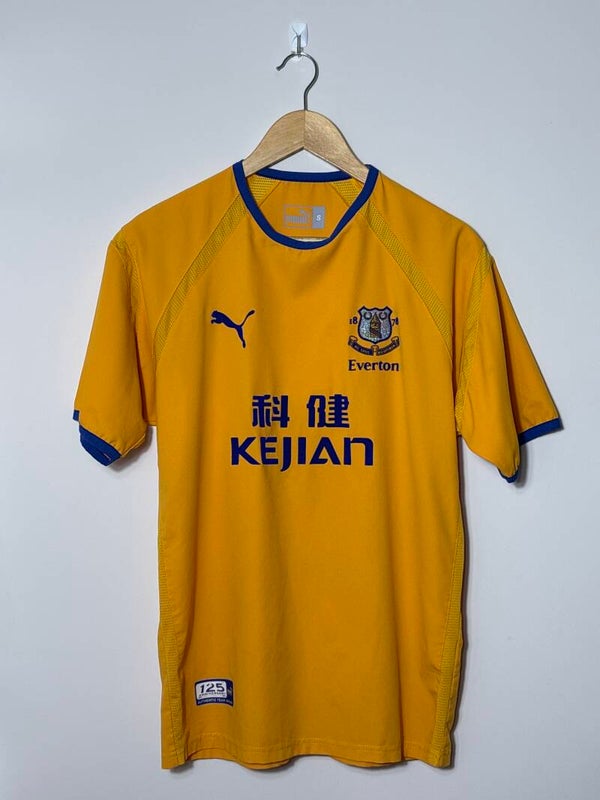 2003-04 Everton Football Shirt Away - S