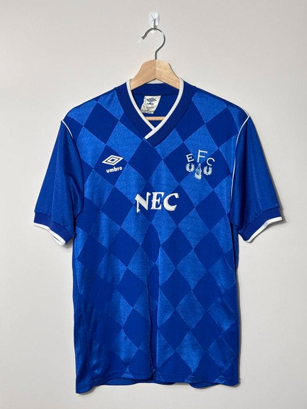 1986-1989 Everton Home Shirt - S