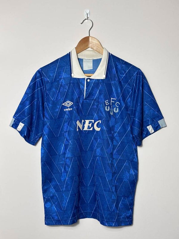 1989-1991 Everton Home Shirt - S