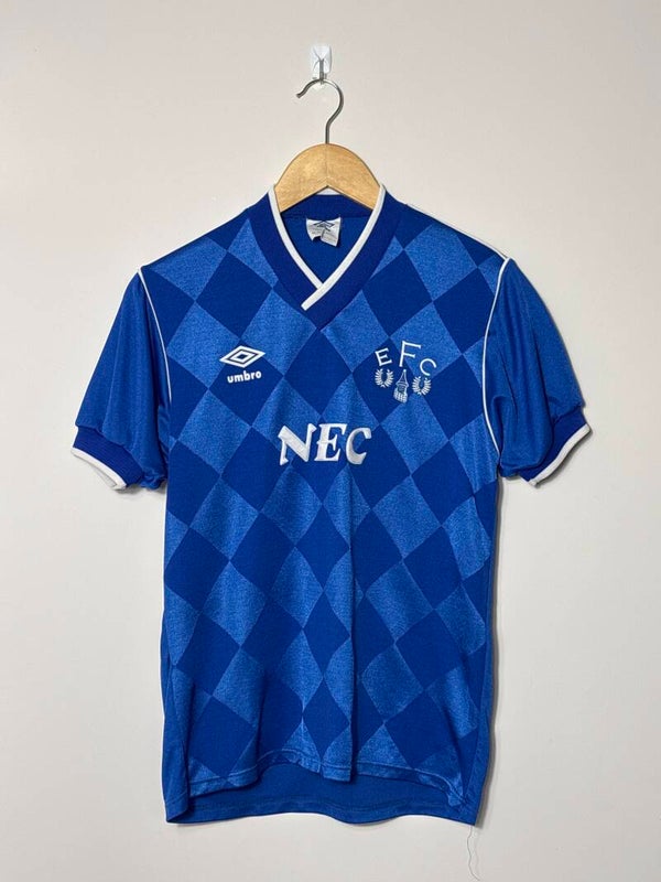 1986-1989 Everton Home Shirt - XS