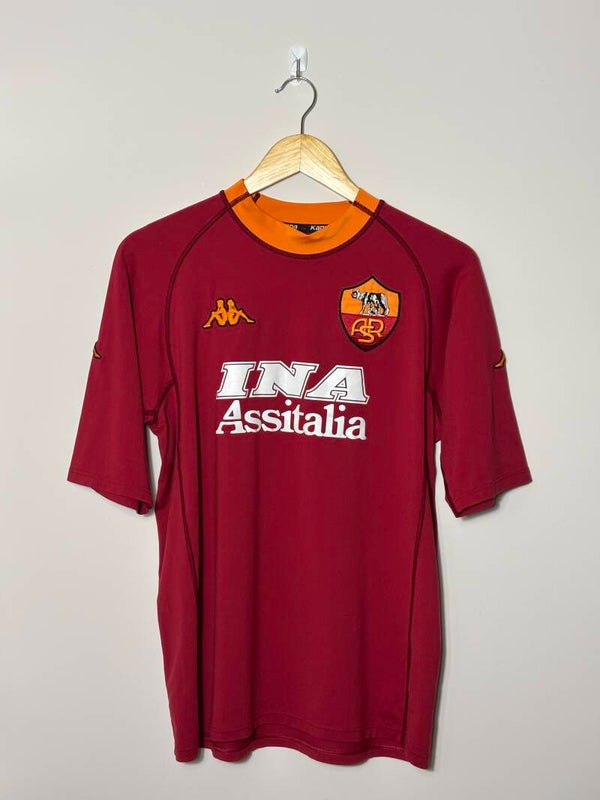 2000-01 Roma Home Football Shirt - XL
