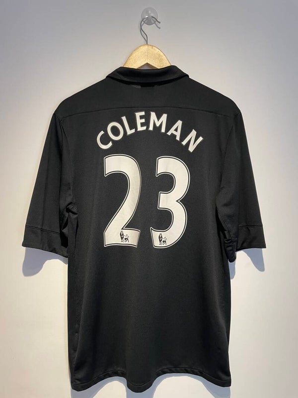 2012-13 Everton Football Shirt Away - L (Coleman 23)
