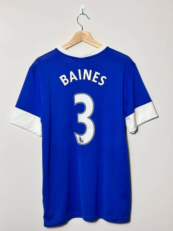 2012-13 Everton Football Shirt Home - L (Baines 3)