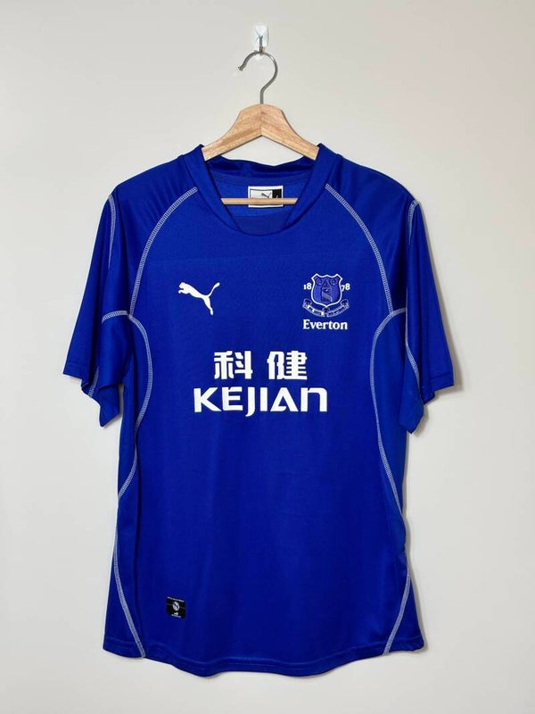 2002-03 Everton Home Shirt - L