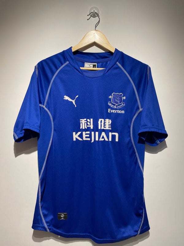 2002-03 Everton Home Shirt - L