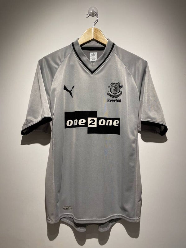 2001-02 Everton Away Shirt - S