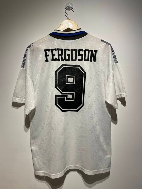 1995-97 Everton Away Shirt - L (Ferguson 9)