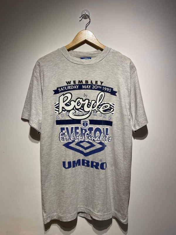 1995 Everton FA Cup Umbro Bootleg T-Shirt