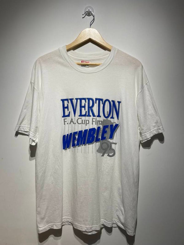 1995 Everton FA Cup Umbro Bootleg T-Shirt - XL