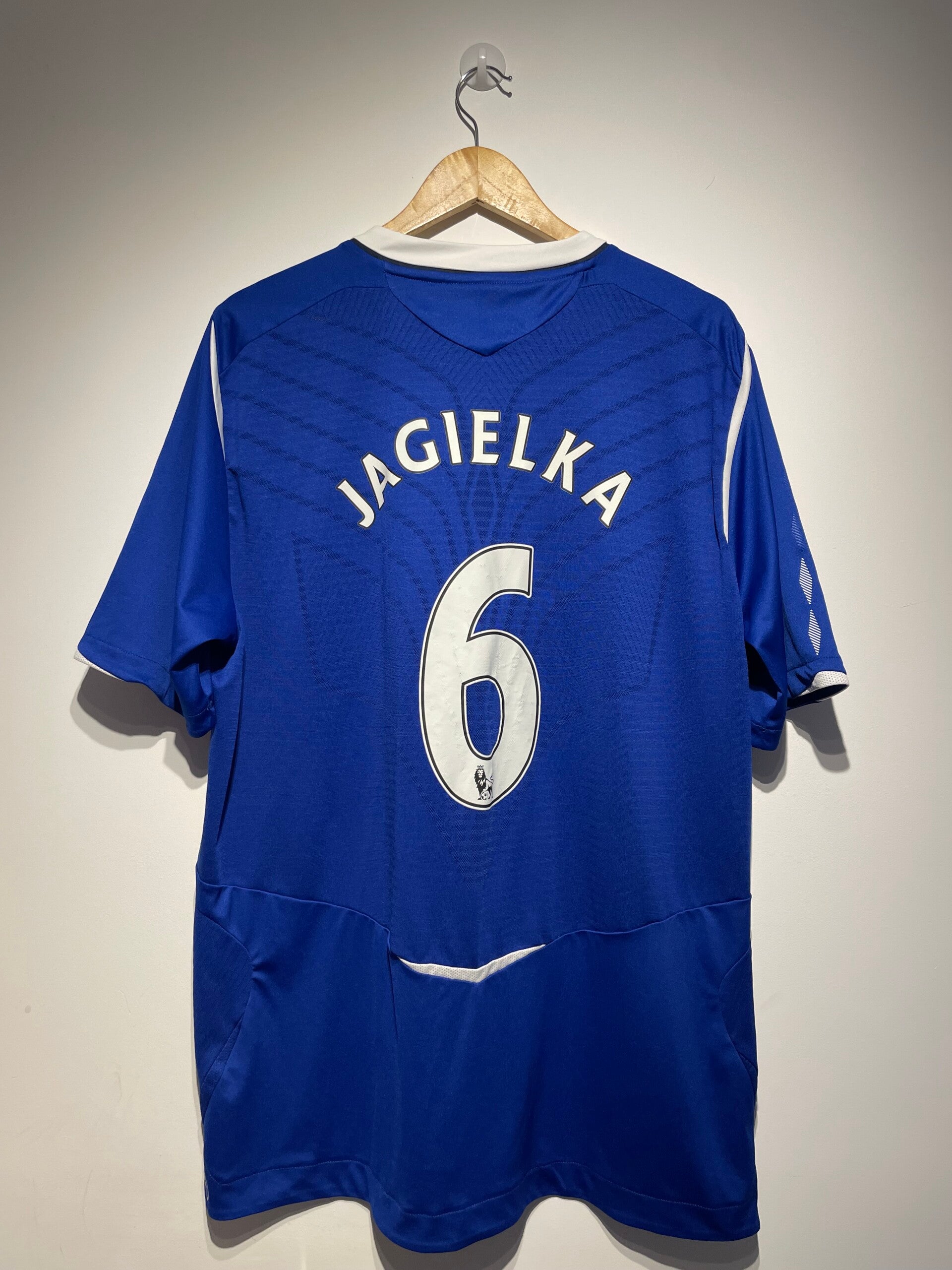2008-09 Everton Football Shirt Home - XXL (Jagielka 6)
