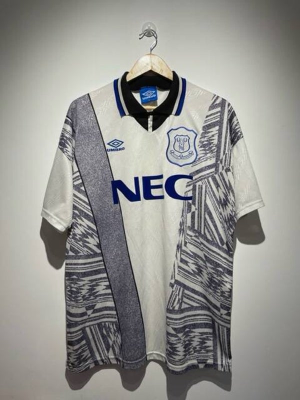 1995-97 Everton Football Shirt Away - XL