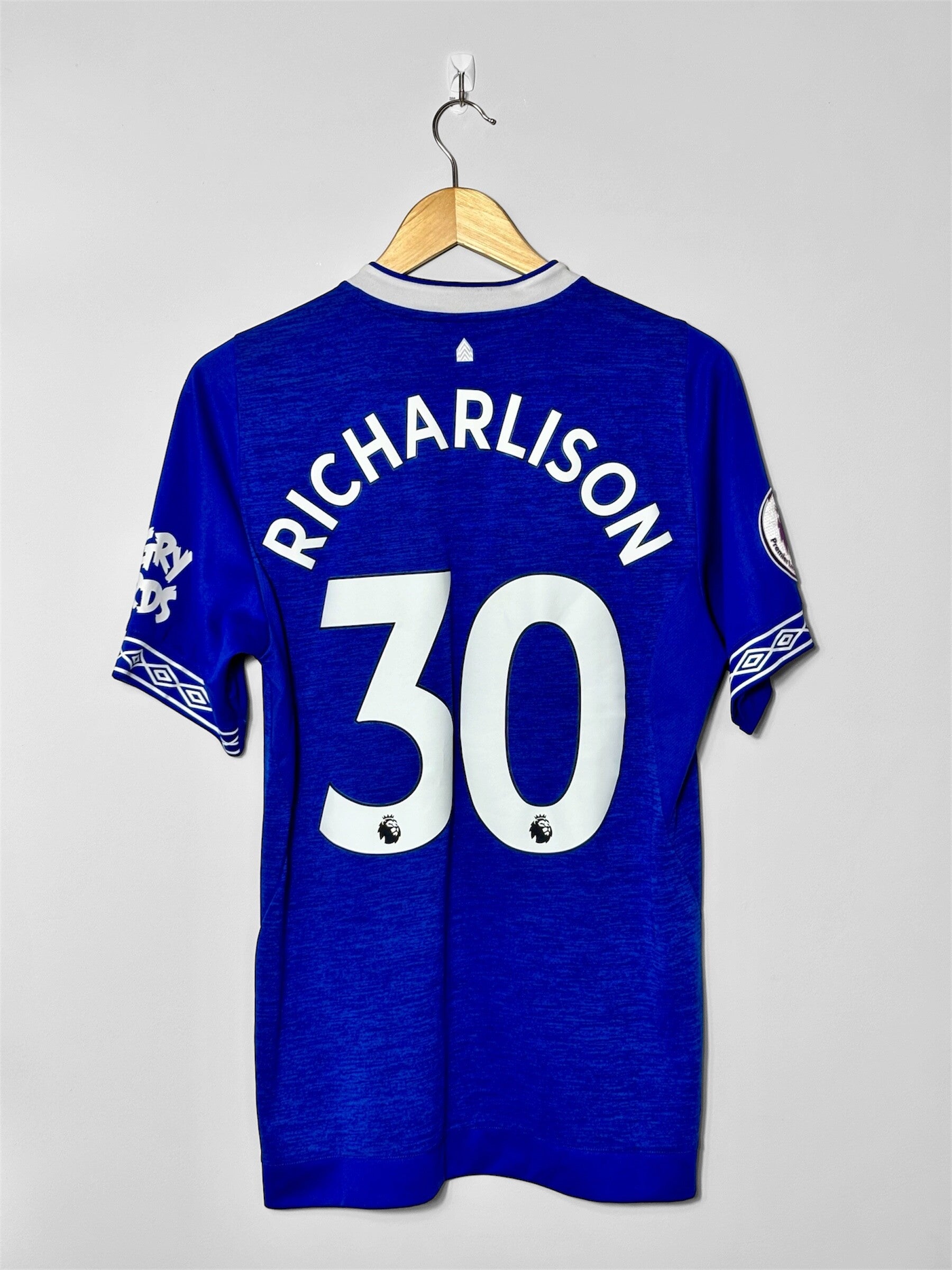 2018-19 Everton Football Shirt Home - M (Richarlison 30)