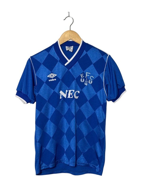 1986-1989 Everton Home Shirt - XS