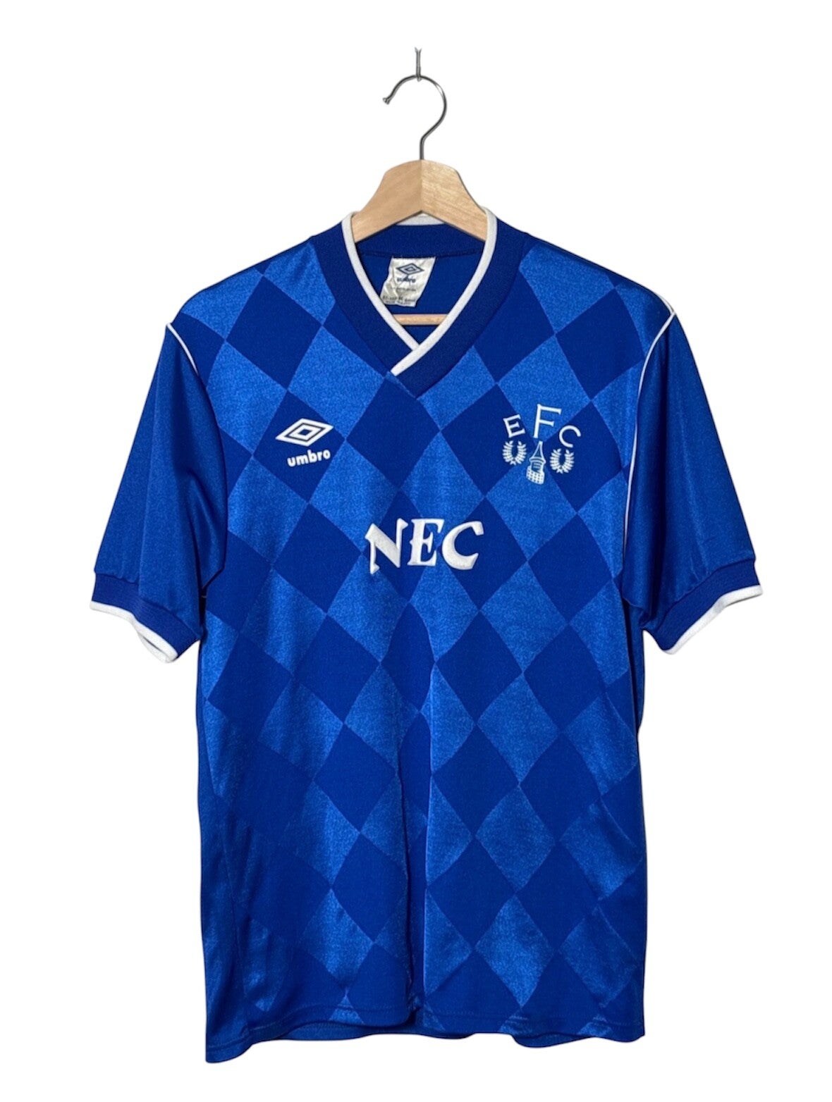 1986-1989 Everton Home Shirt - S