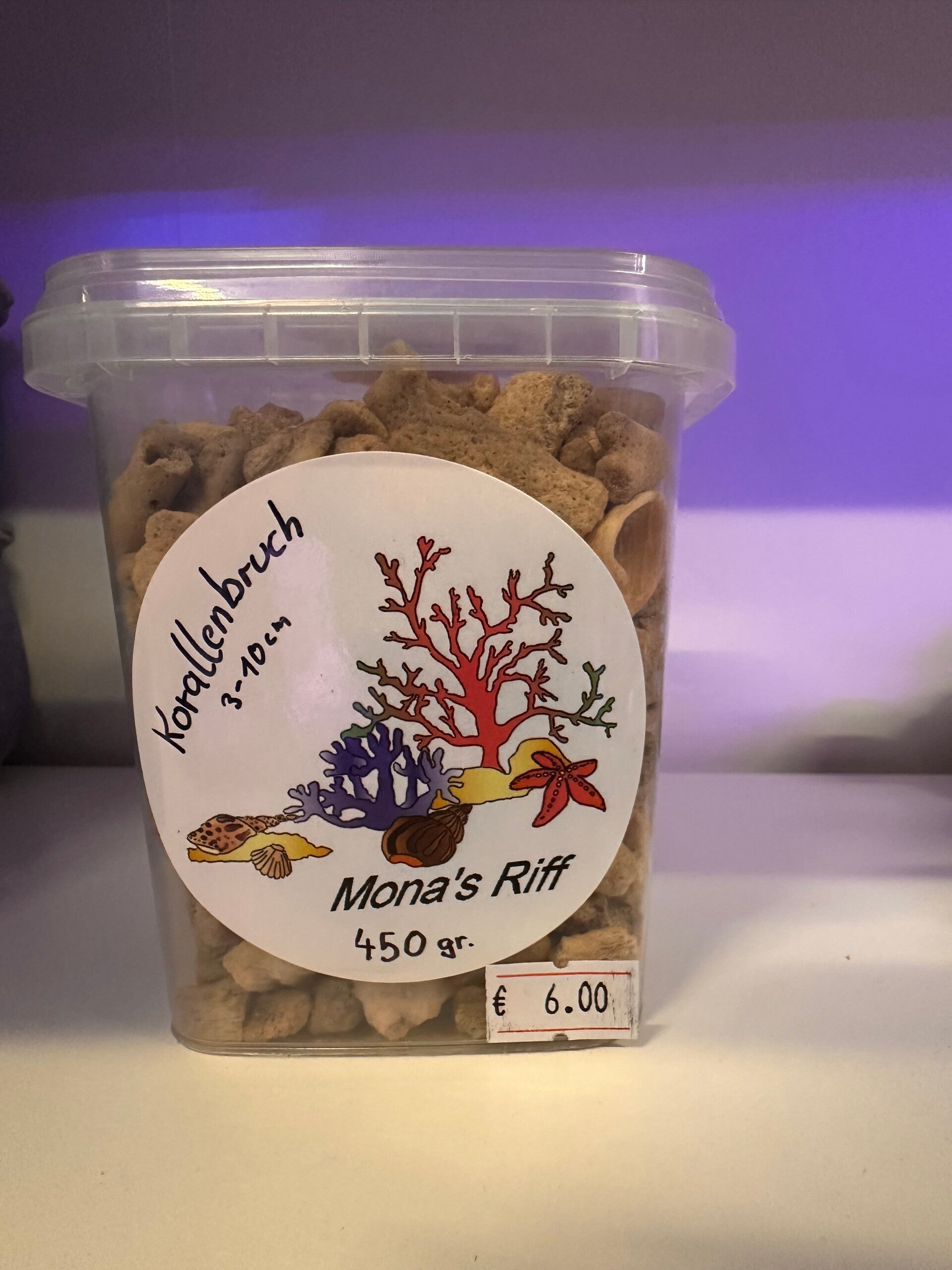 Korallenbruch 3-10cm 450 gr.