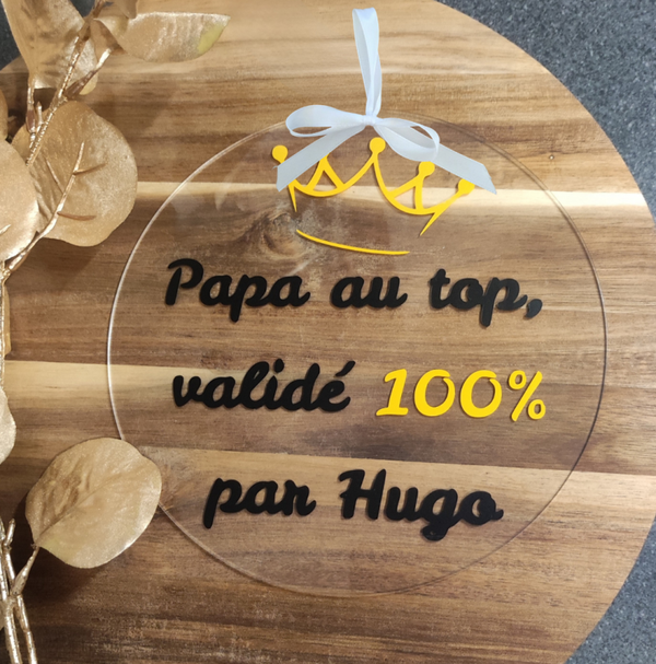 Disque "Au top" - Personnalisable