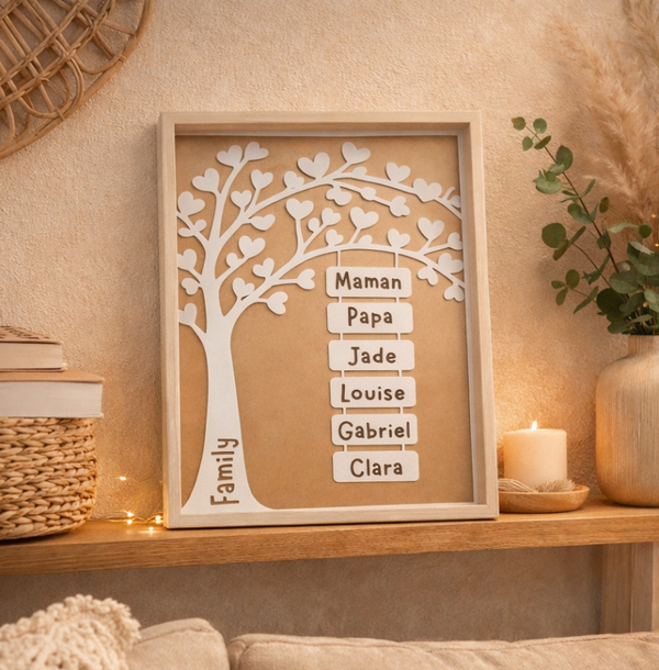 Cadre Arbre de Famille - Personnalisable