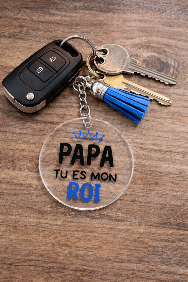 Porte-clés "Roi/Reine" - Personnalisable