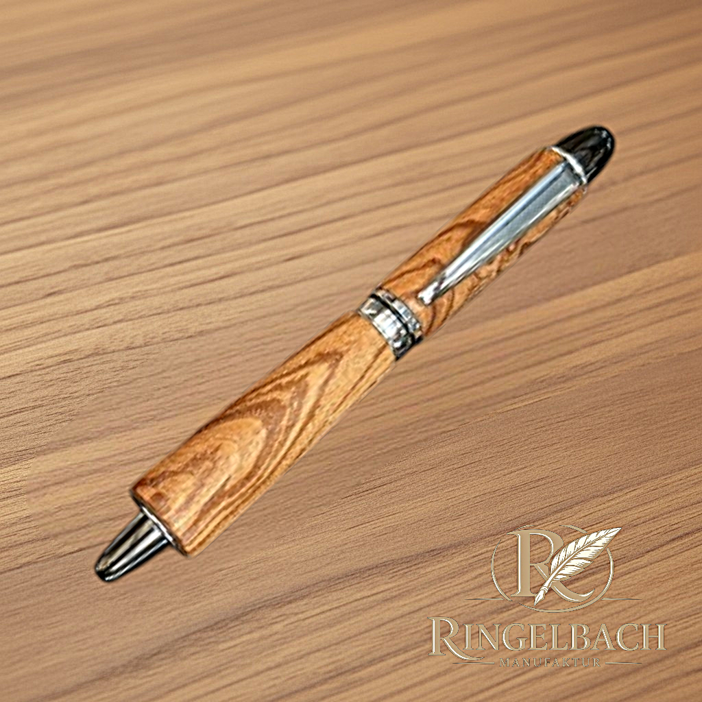 Füller Senator Chrom Holzart : Olivesche ( Konisch gedrechselt )