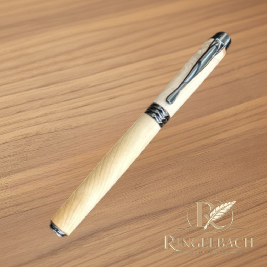 Tintenroller Rilato Gun Metall Holzart: Wacholder