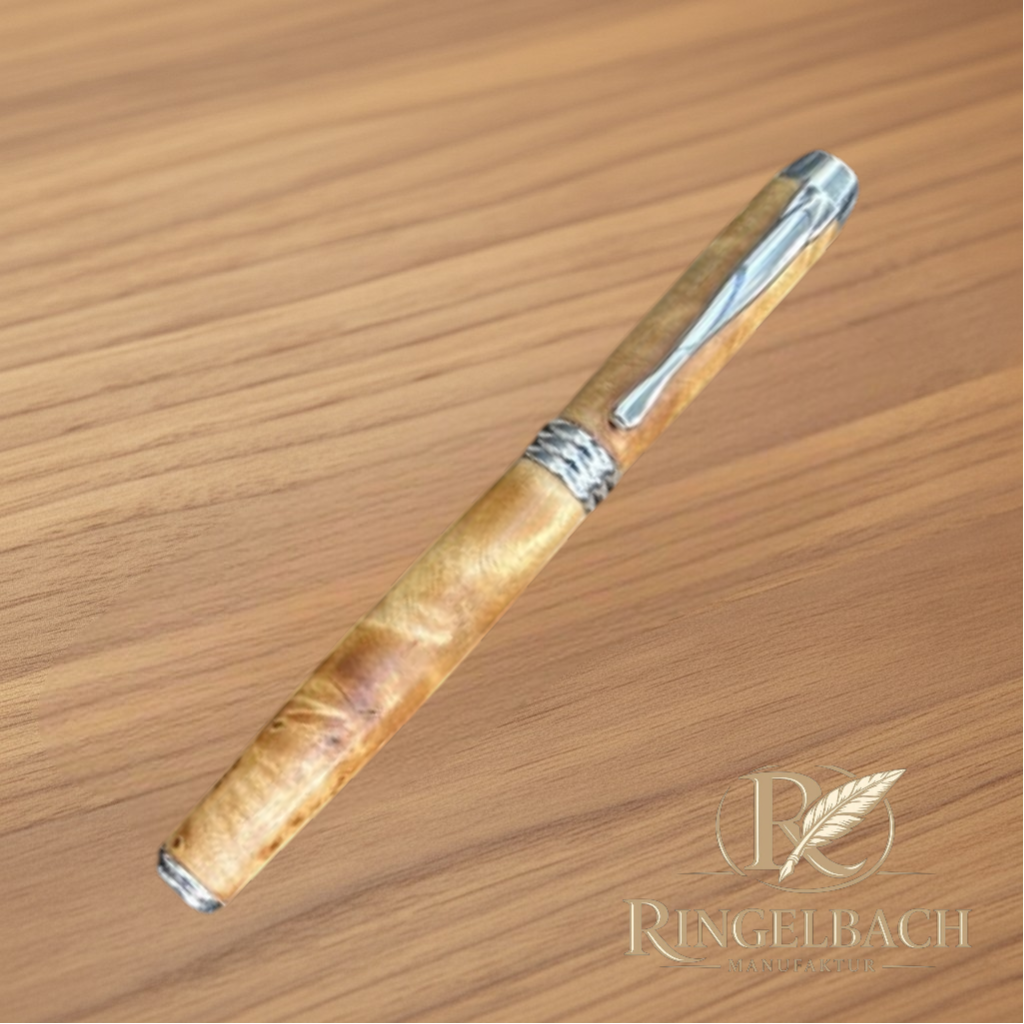 Tintenroller Rilato Chrom Holzart : Birke / Maser