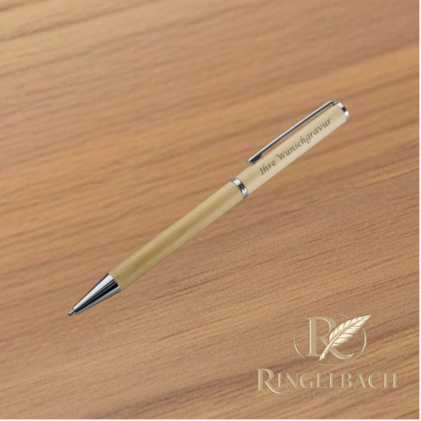 Gravur auf Schreibgerät Fancy