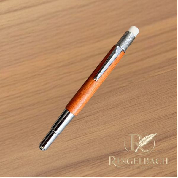 Bleistiftverlängerung mit Radiergummi Holzart: Kirsche