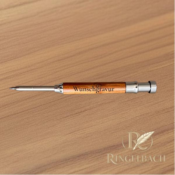 Gravur auf Schreibgerät Bleistift 2,8 mm Zwetschge