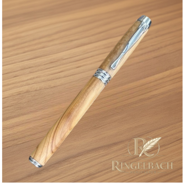 Tintenroller  Rilato  Chrom Holzart : Olive