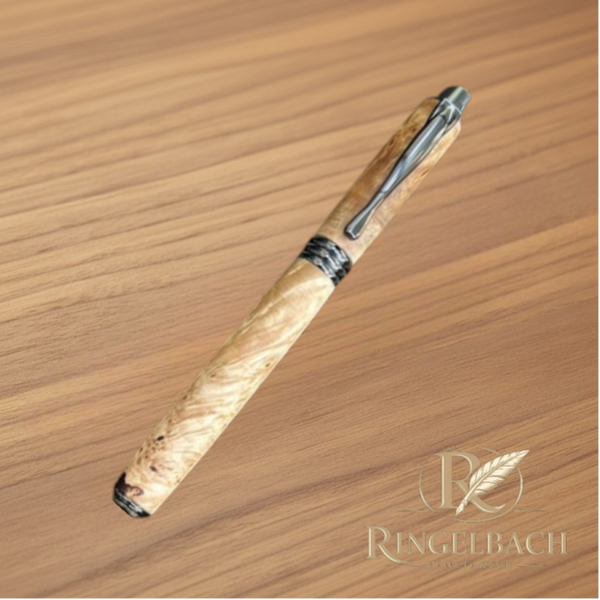 Tintenroller Rilato Gun Metall Holzart : Birke Maser