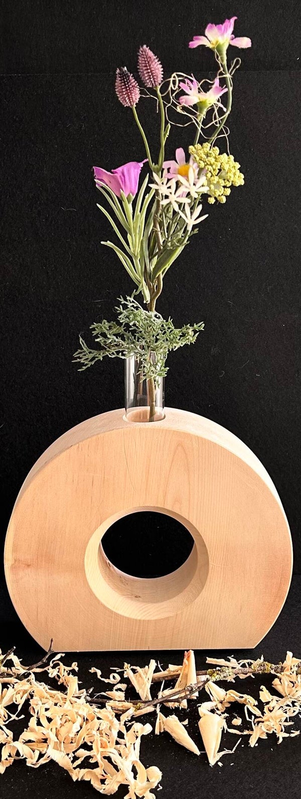 Vase   Holzart : Zirbe
