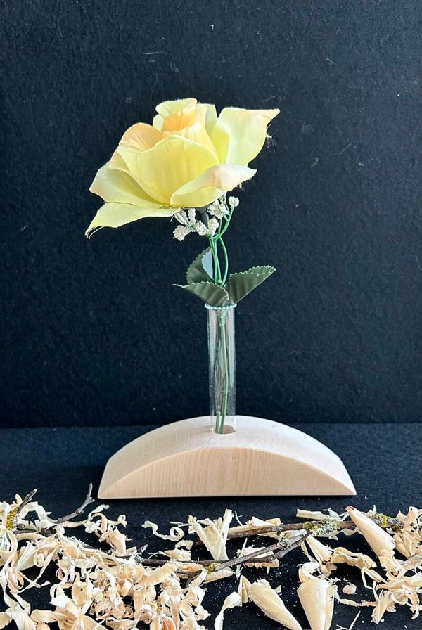 Vase   Holzart : Zirbe