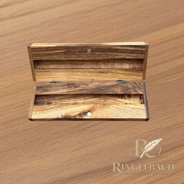 Handgefertigte Holz - Etui Holzart : Nussbaum