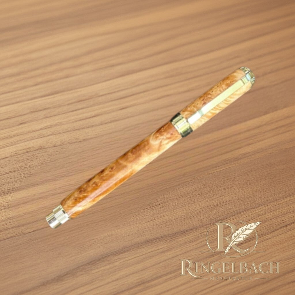 Magnetic Graduate Tintenroller Gold Holzart Robinie/Maser