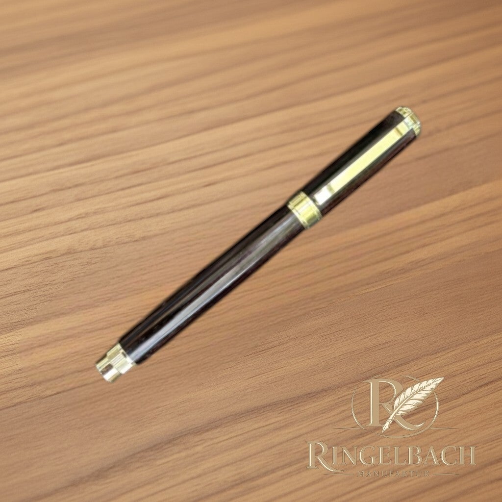 Magnetic Graduate Tintenroller Gold : Ebenholz