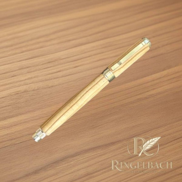 Magnetic Graduate Tintenroller Gold : Holzart Olivesche