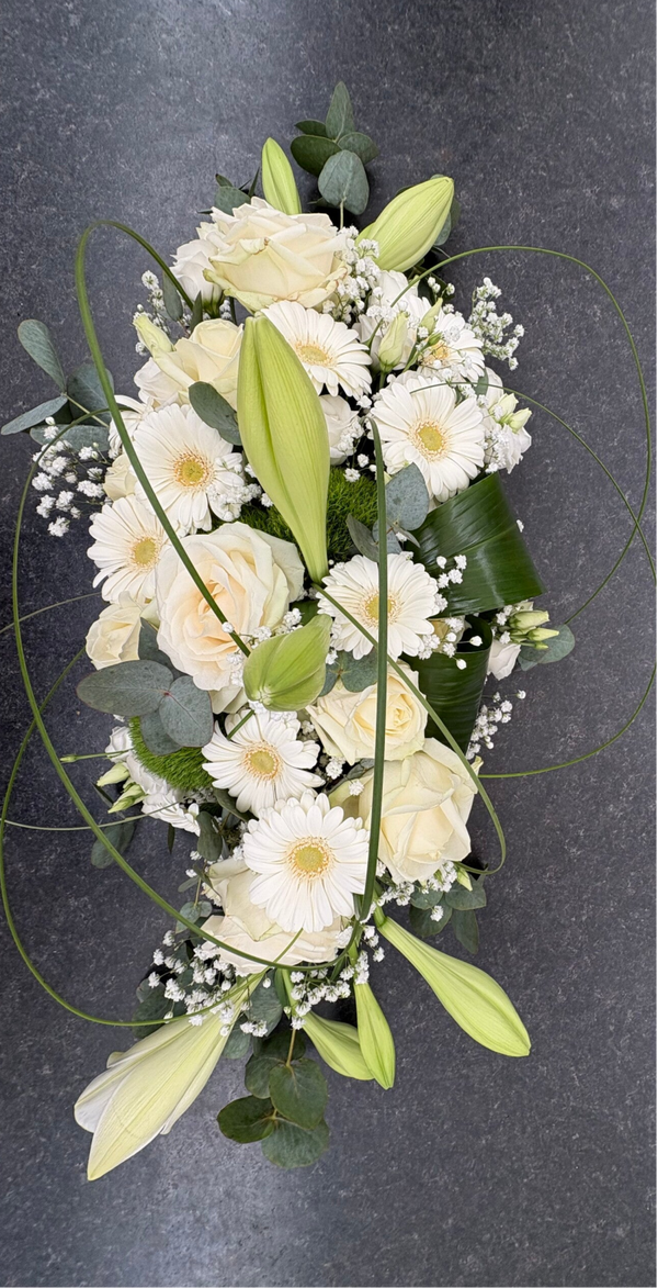 Rouwstuk langwerpig pastel