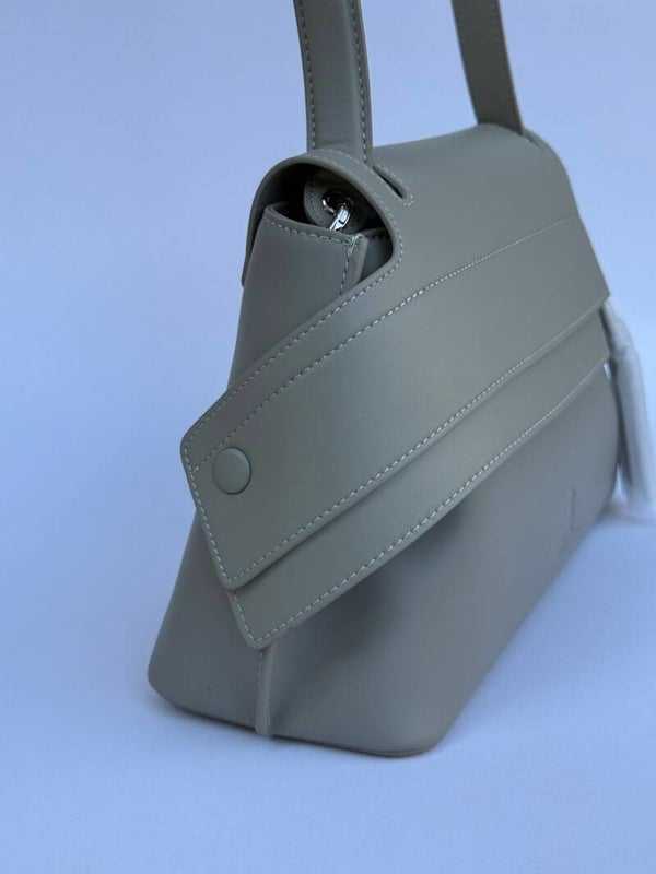 Borsa a mano color grigio chiaro