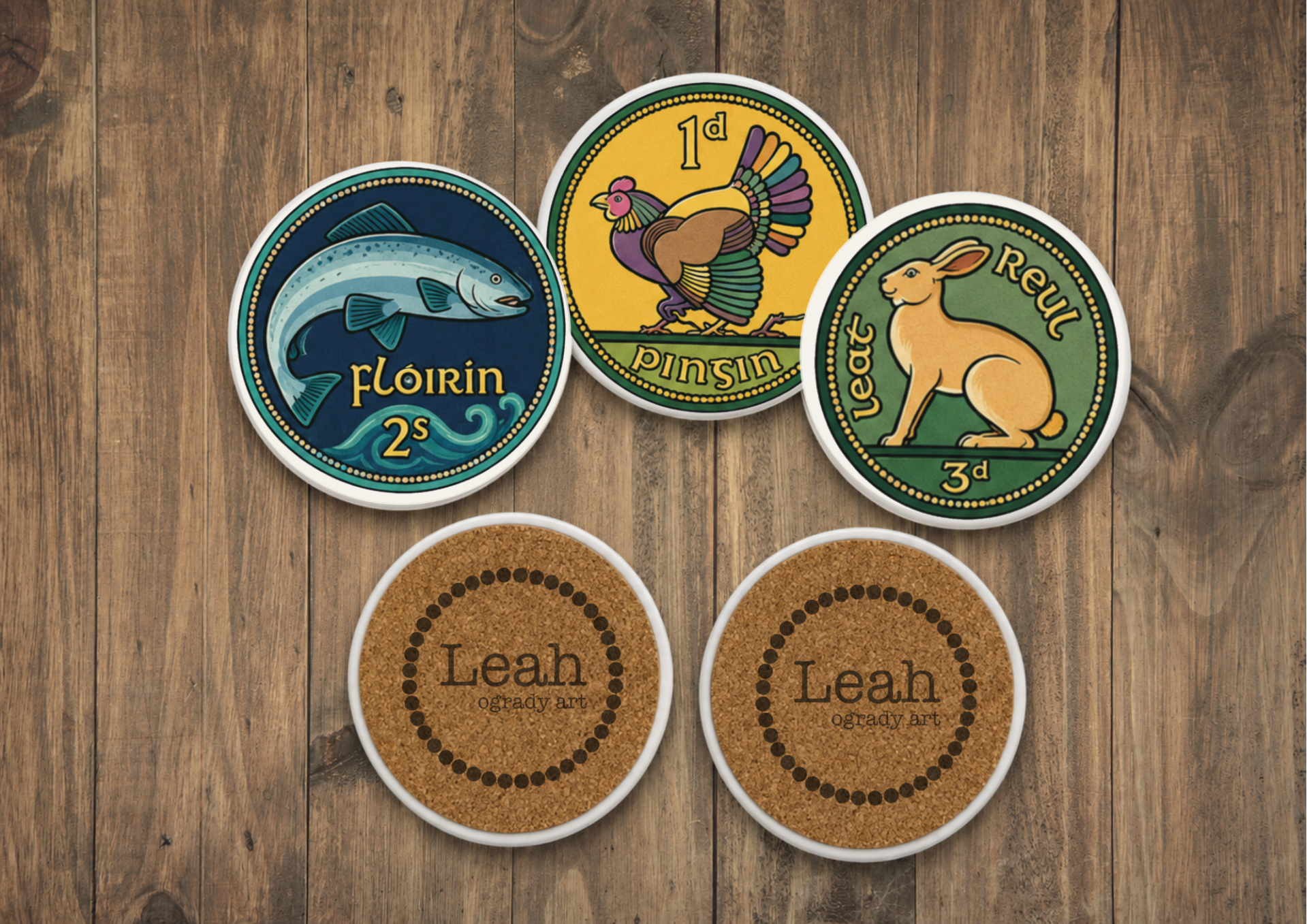 6 Set Punt Coasters.